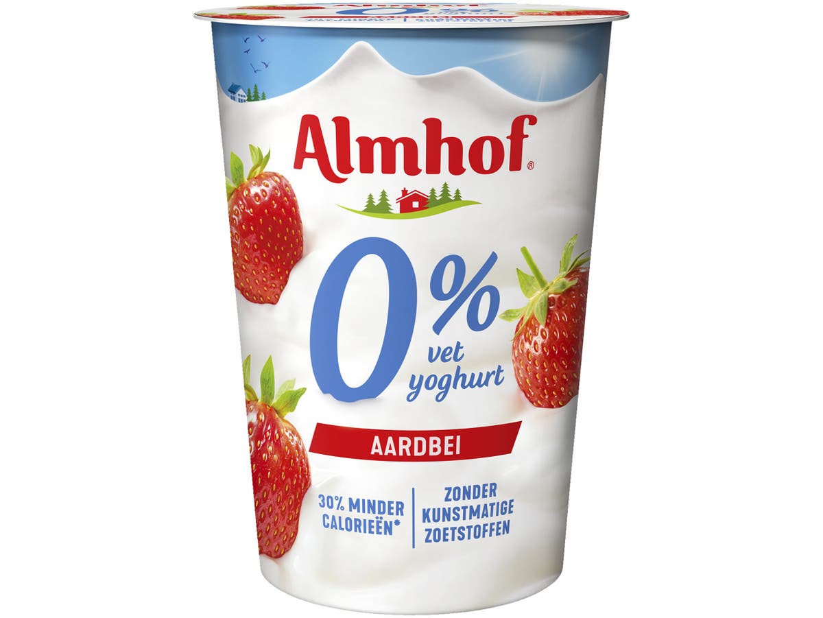0% vet yoghurt aardbei 0% vet yoghurt aardbei