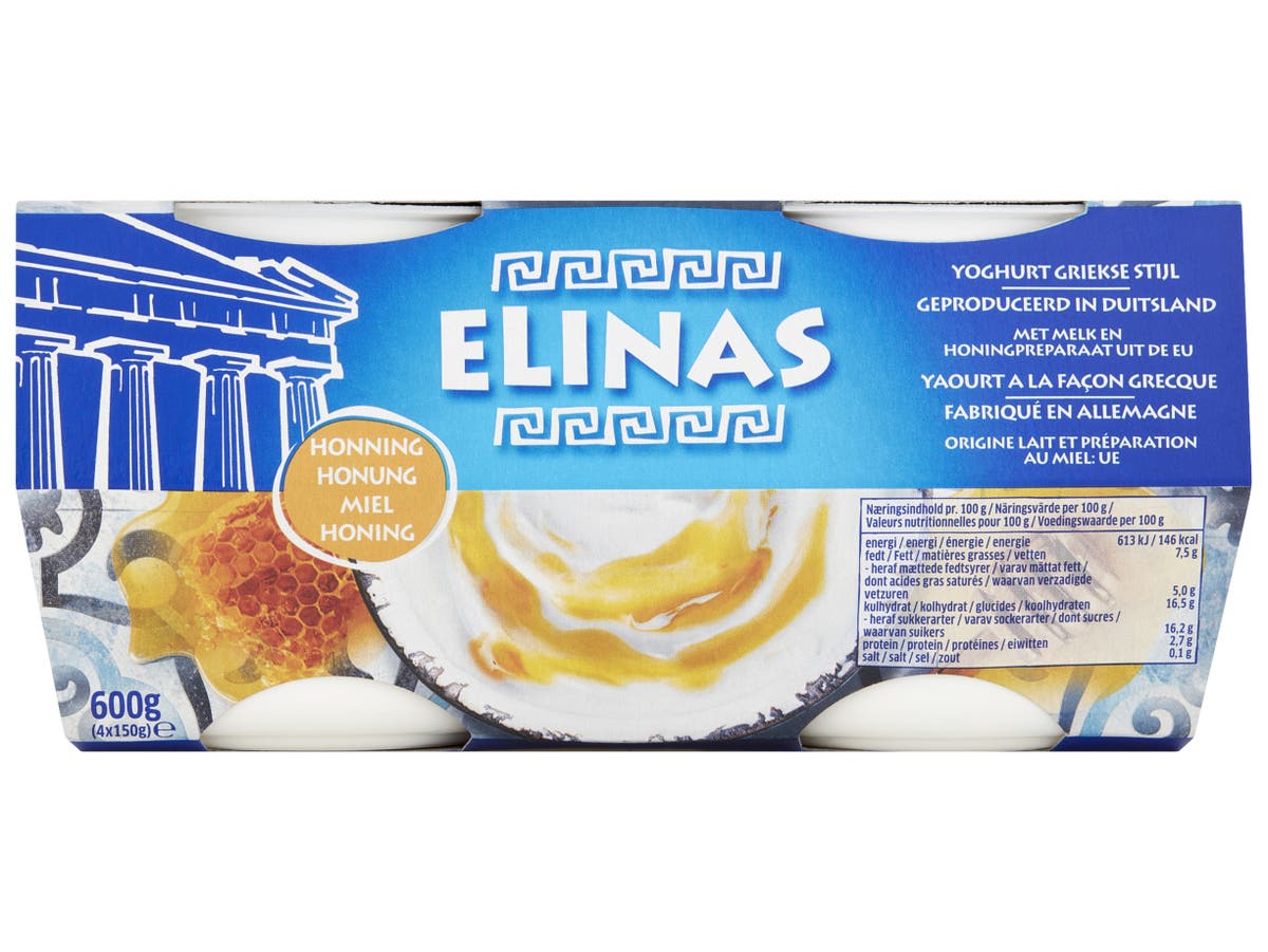 Yoghurt Griekse stijl honing 4-pak