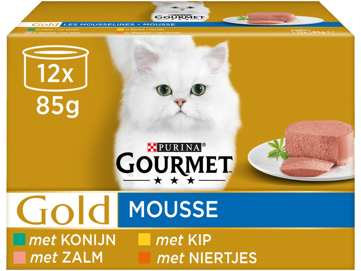 Gold mousse kattenvoer nat vlees/vis