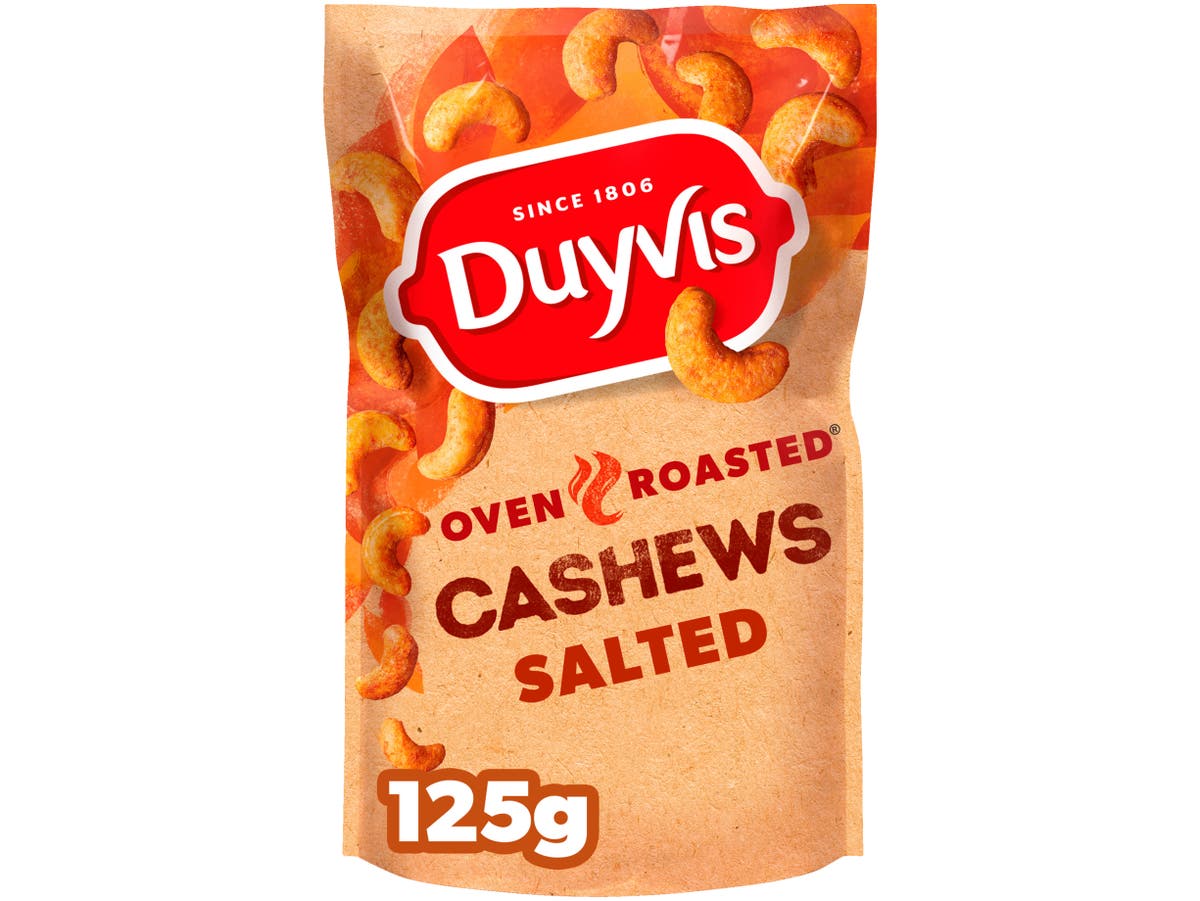 Oven roasted gezouten cashews Oven roasted gezouten cashews