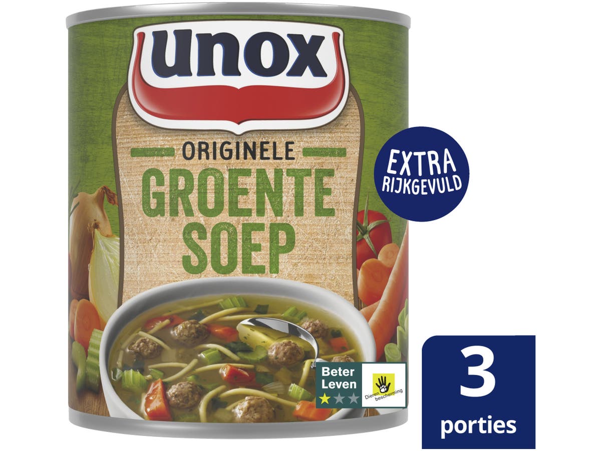 Soep in blik originele groentesoep Soep in blik originele groentesoep