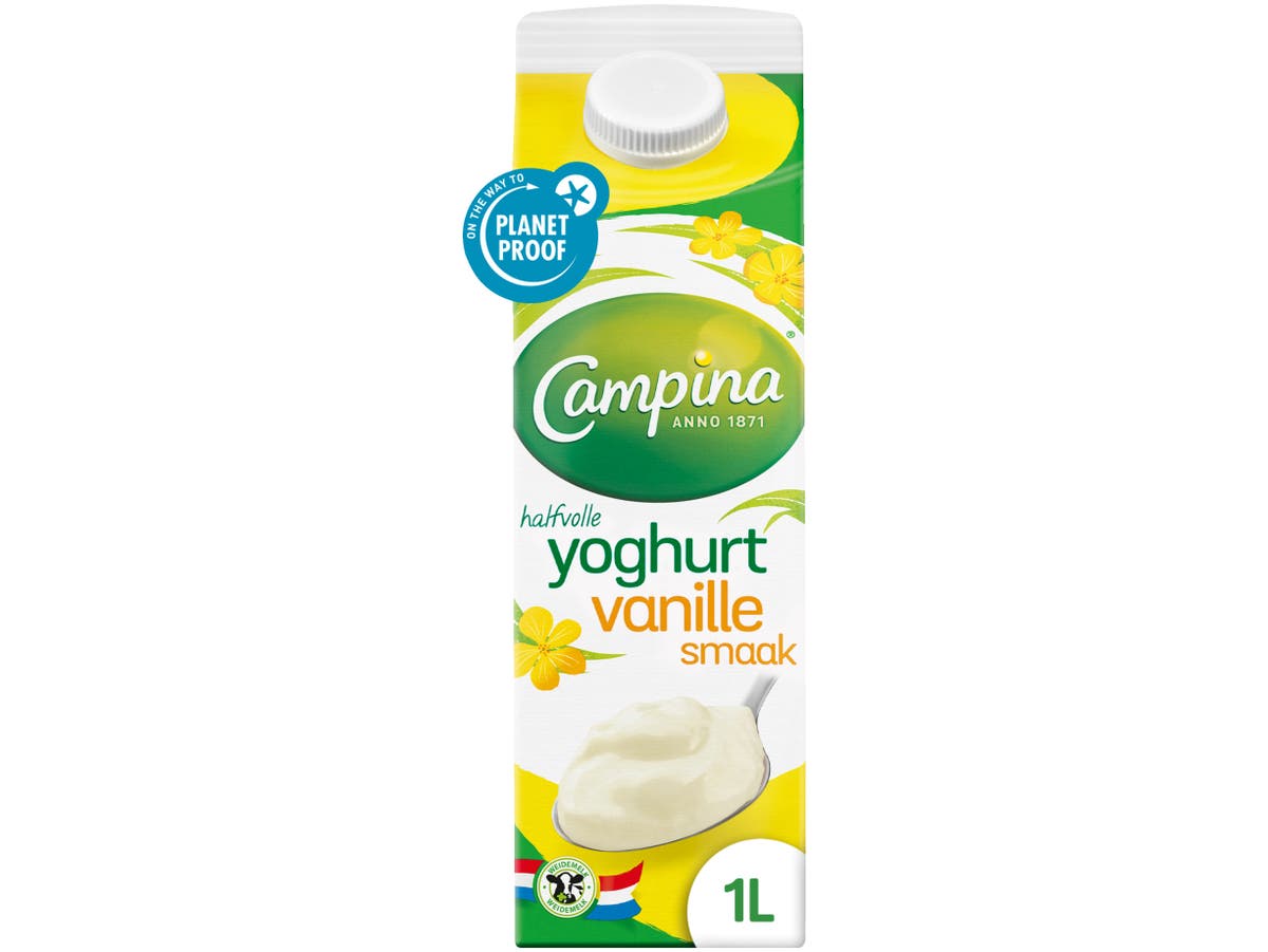 Halfvolle vanille yoghurt Halfvolle vanille yoghurt