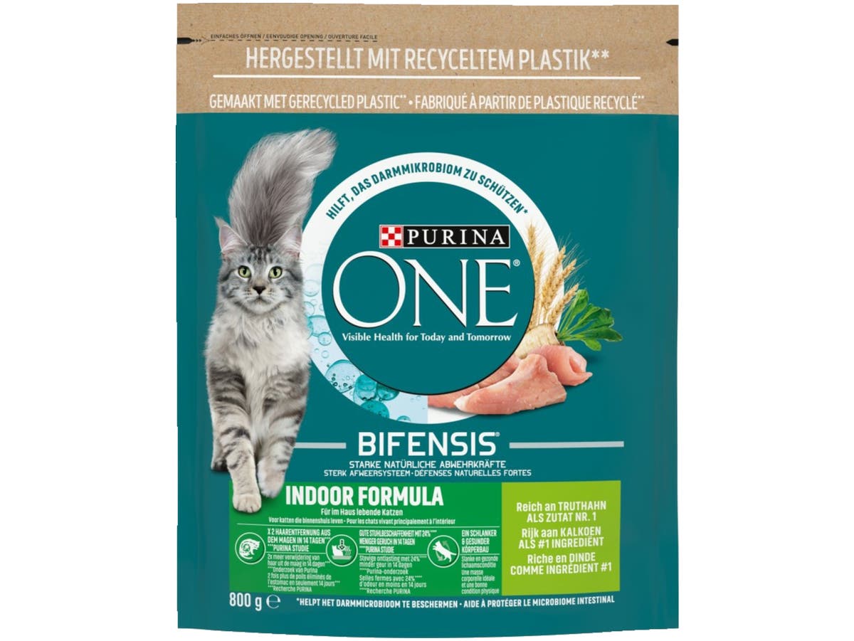 Indoor kattenvoer rijk aan kalkoen