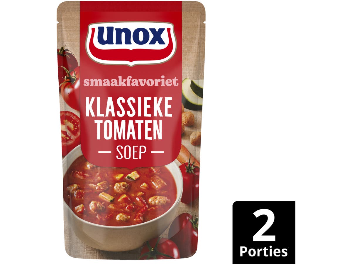 Soep in zak speciaal klassieke tomatensoep Soep in zak speciaal klassieke tomatensoep
