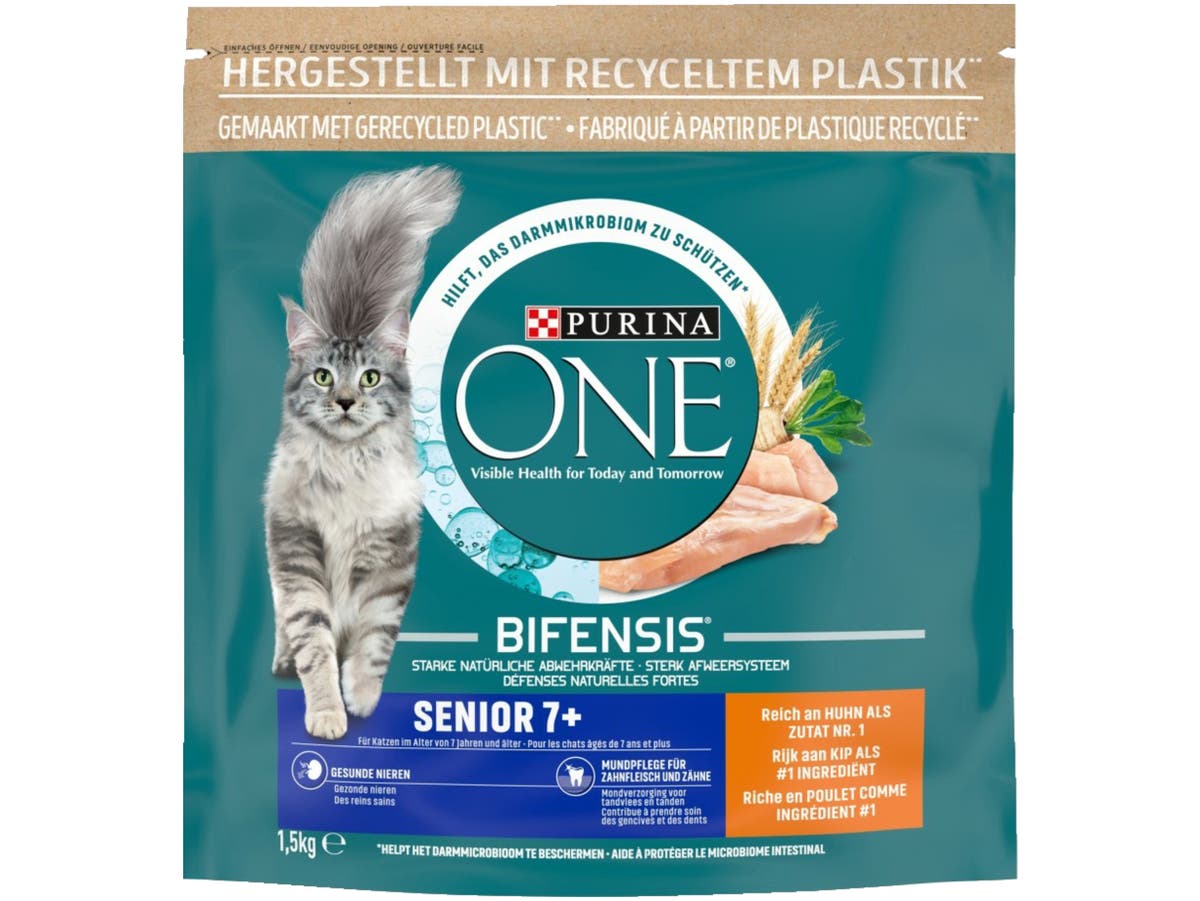 Senior kattenvoer rijk aan kip Senior kattenvoer rijk aan kip
