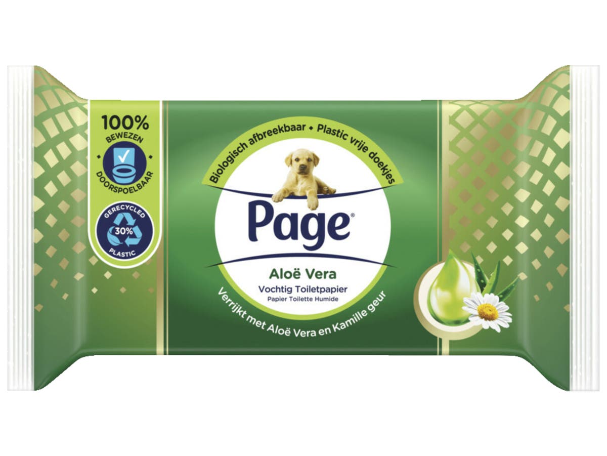 vochtig toiletpapier - Aloe vera vochtig toiletpapier - Aloe vera
