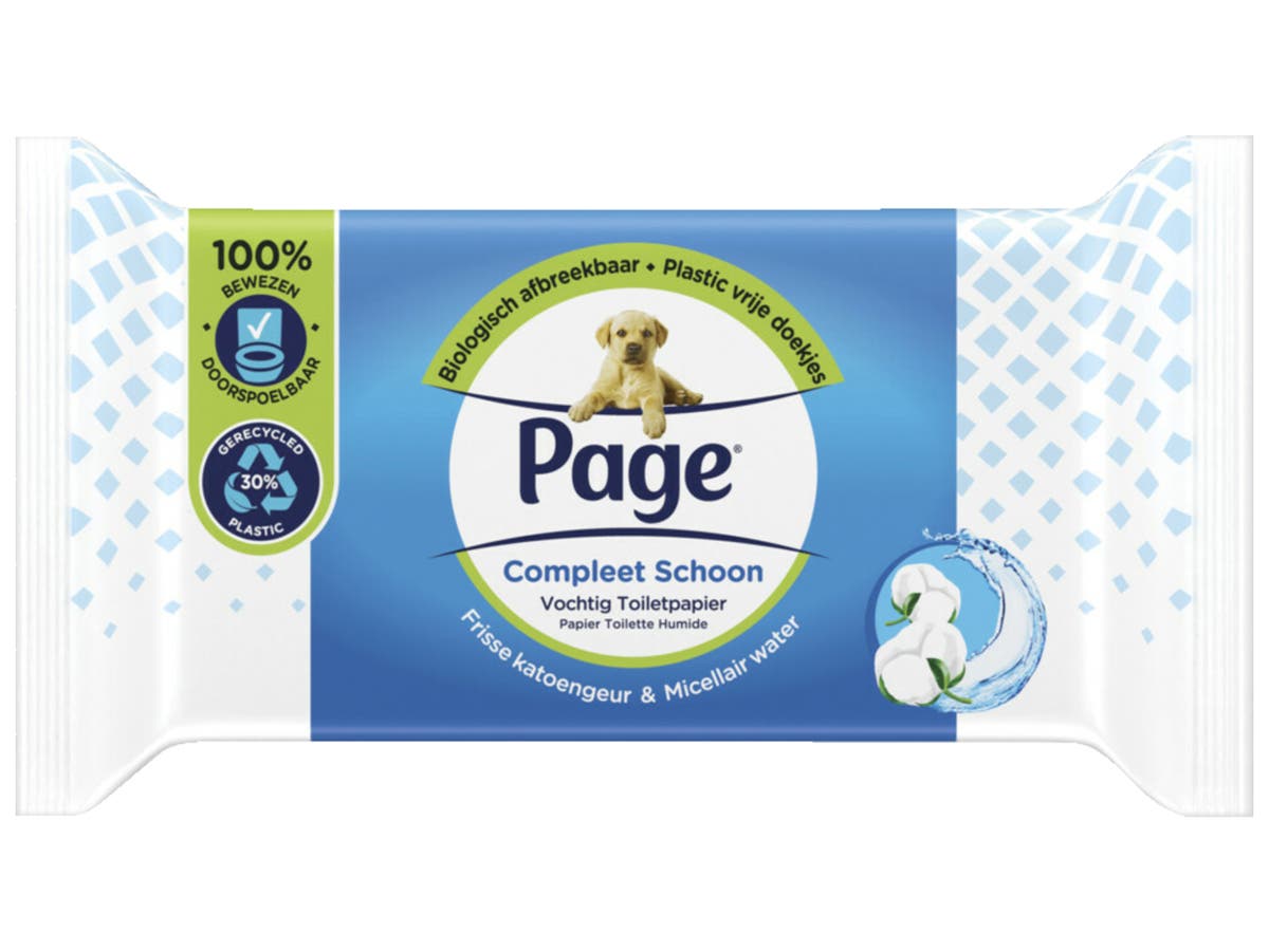 vochtig toiletpapier - Compleet Schoon vochtig toiletpapier - Compleet Schoon
