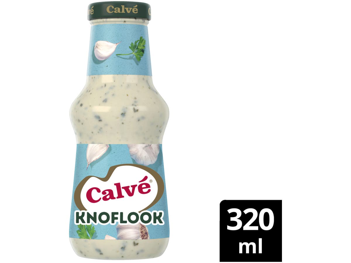 Saus fles knoflook Saus fles knoflook