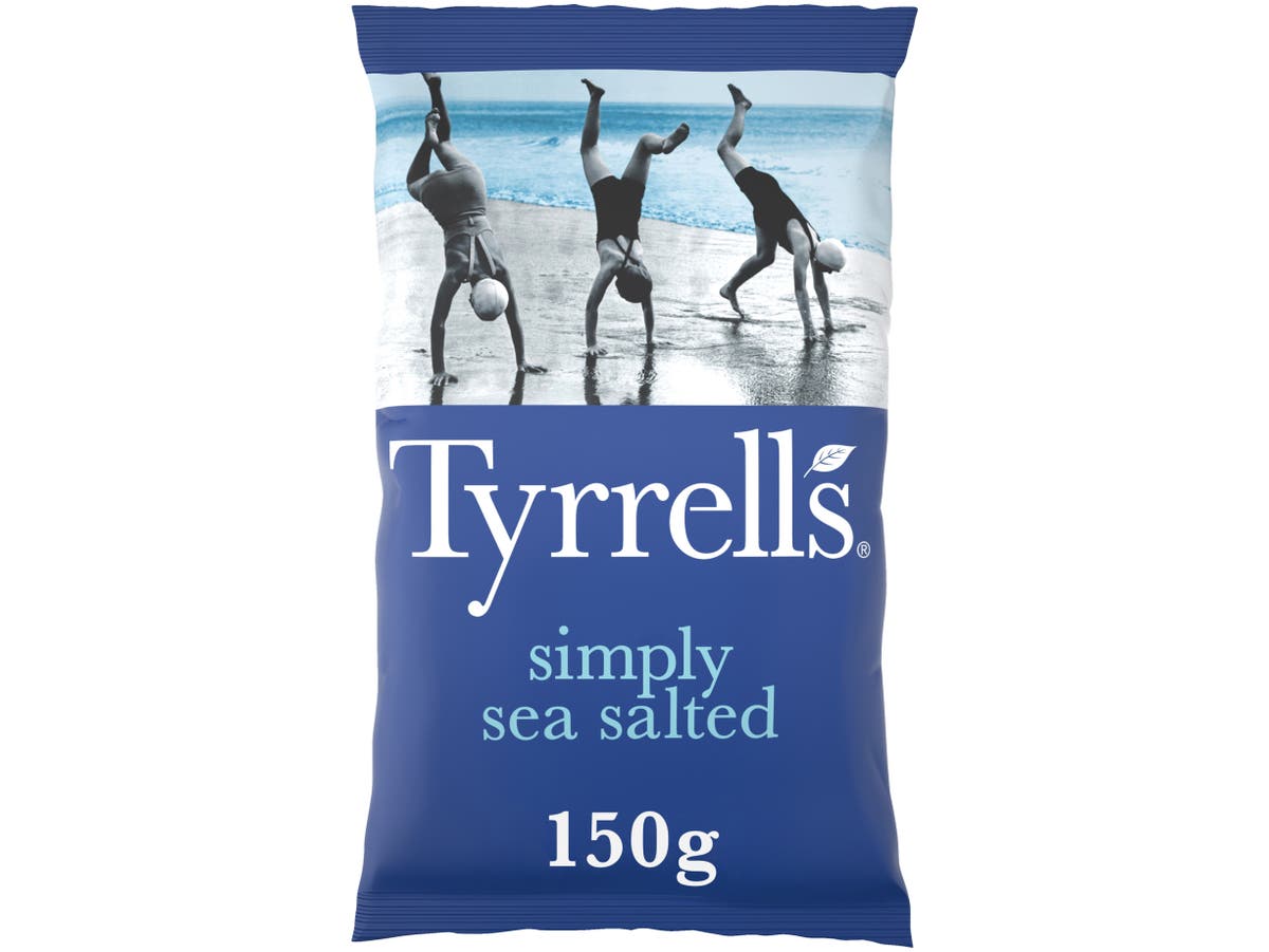 Crispy lightly sea salted