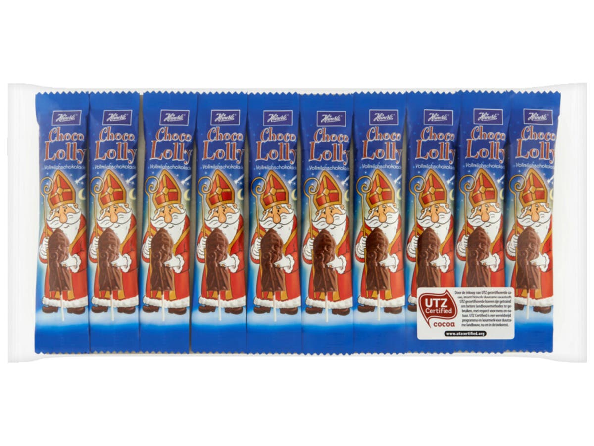 Chocolade lollies sint