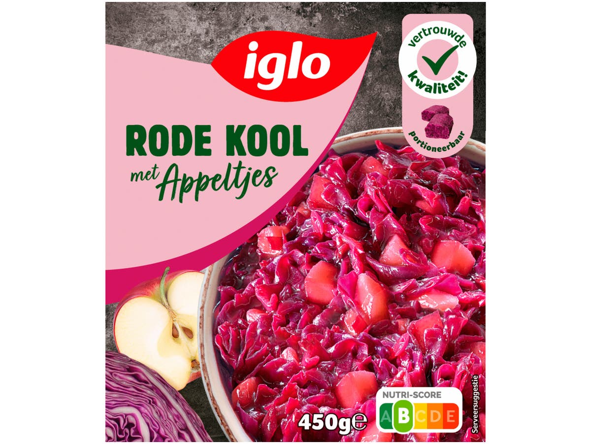 Rode kool met appeltjes