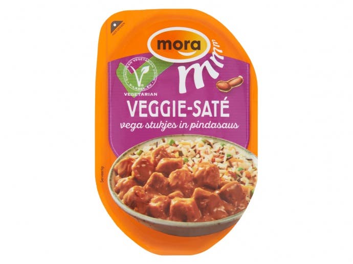 Veggie-saté in pindasaus Veggie-saté in pindasaus