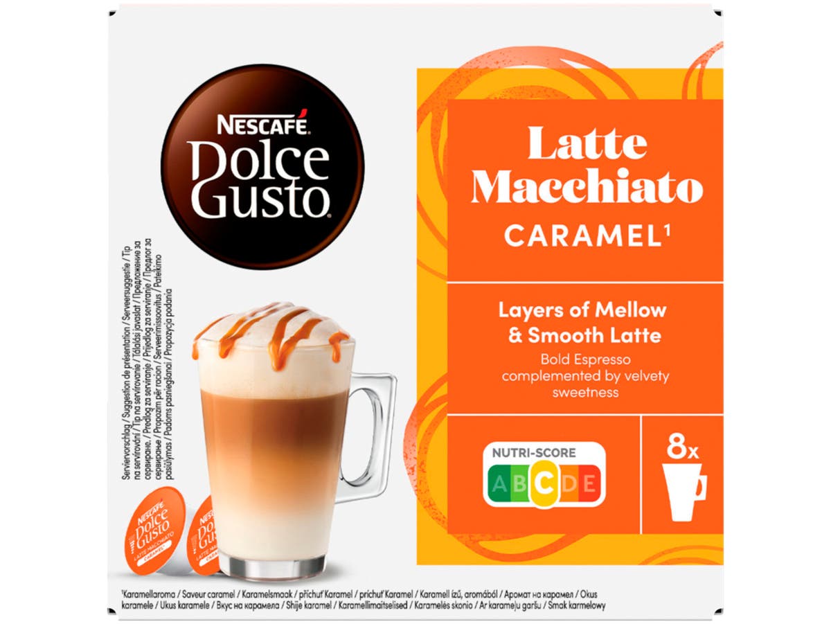 Dolce Gusto caramel macchiato koffiecups Dolce Gusto caramel macchiato koffiecups