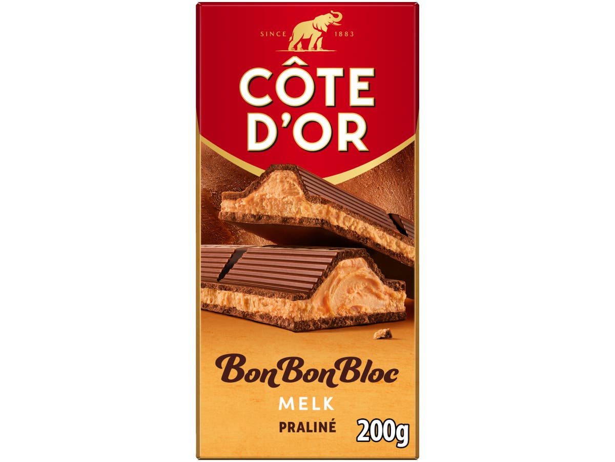 Chocoladereep praliné melk