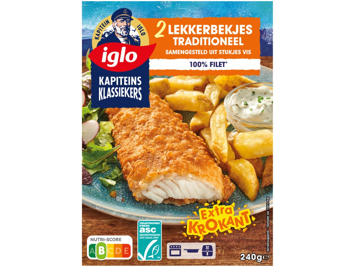 Viskraam lekkerbekjes