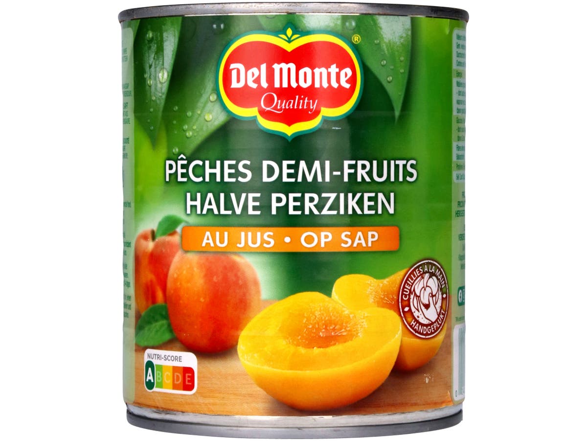 Halve perziken op lichte siroop Halve perziken op lichte siroop