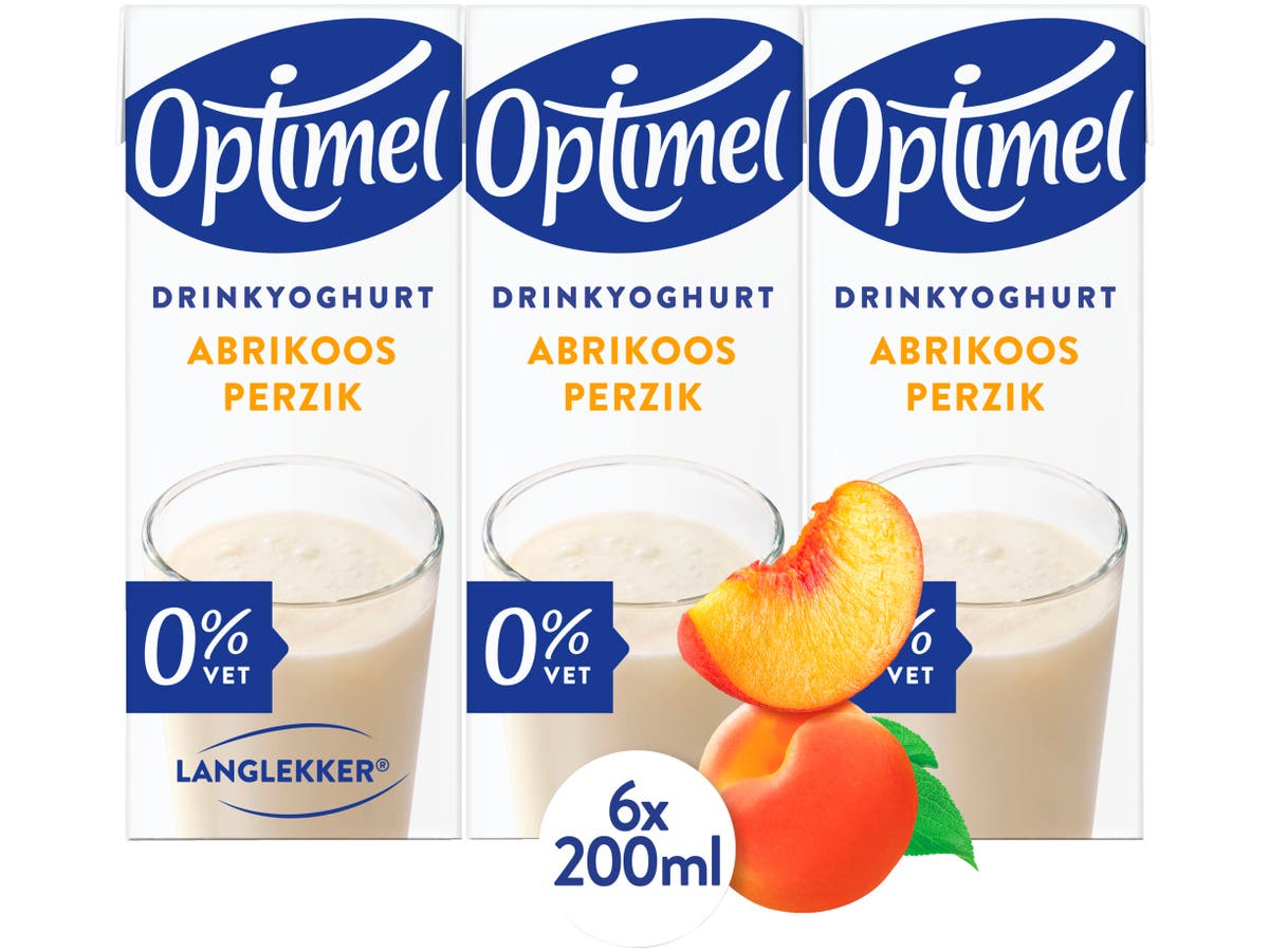 Langlekker Drinkyoghurt perzik abrikoos 0% vet Langlekker Drinkyoghurt perzik abrikoos 0% vet