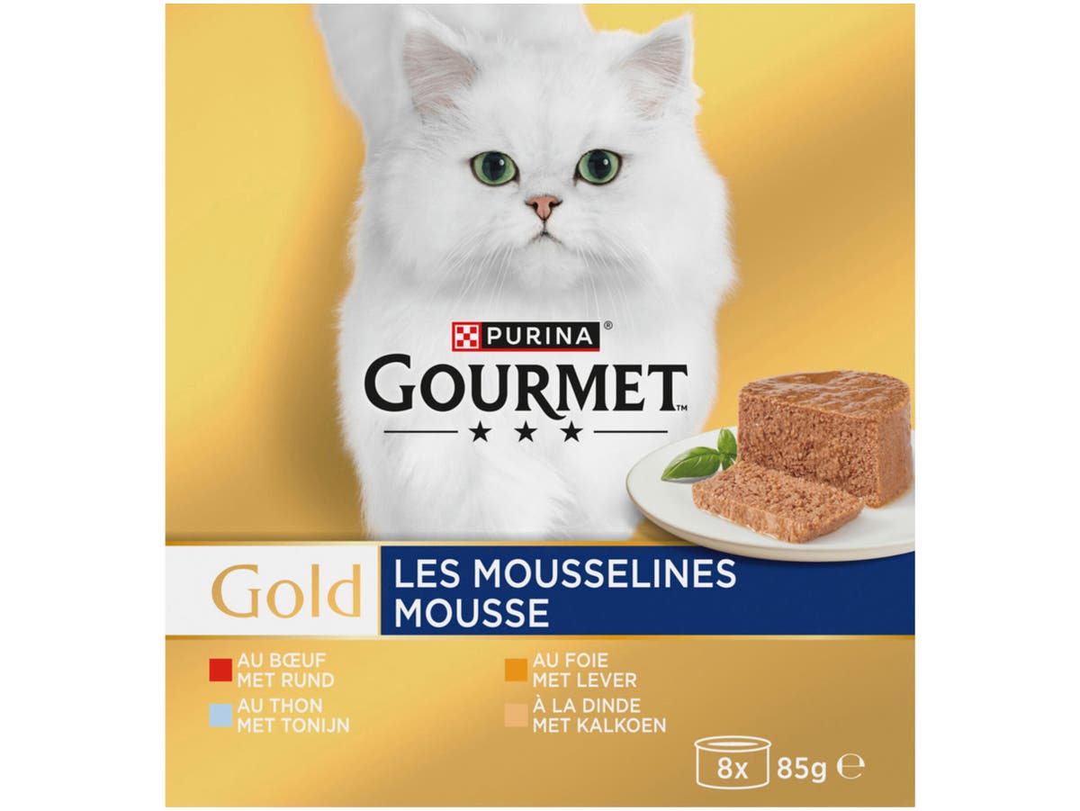 Gold mousse Luxe Mix kattenvoer vis/vlees Gold mousse Luxe Mix kattenvoer vis/vlees