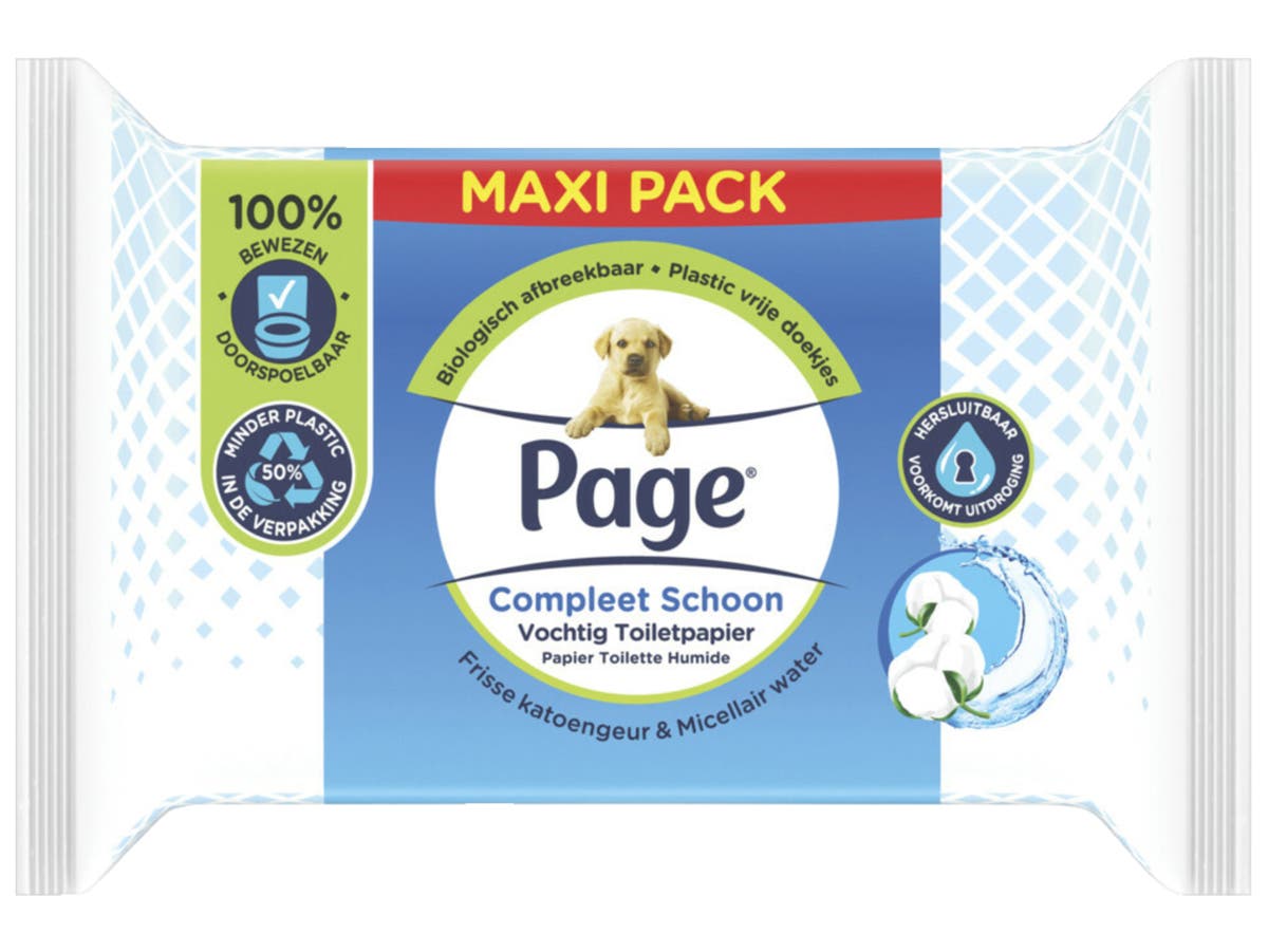 vochtig toiletpapier - Compleet Schoon vochtig toiletpapier - Compleet Schoon