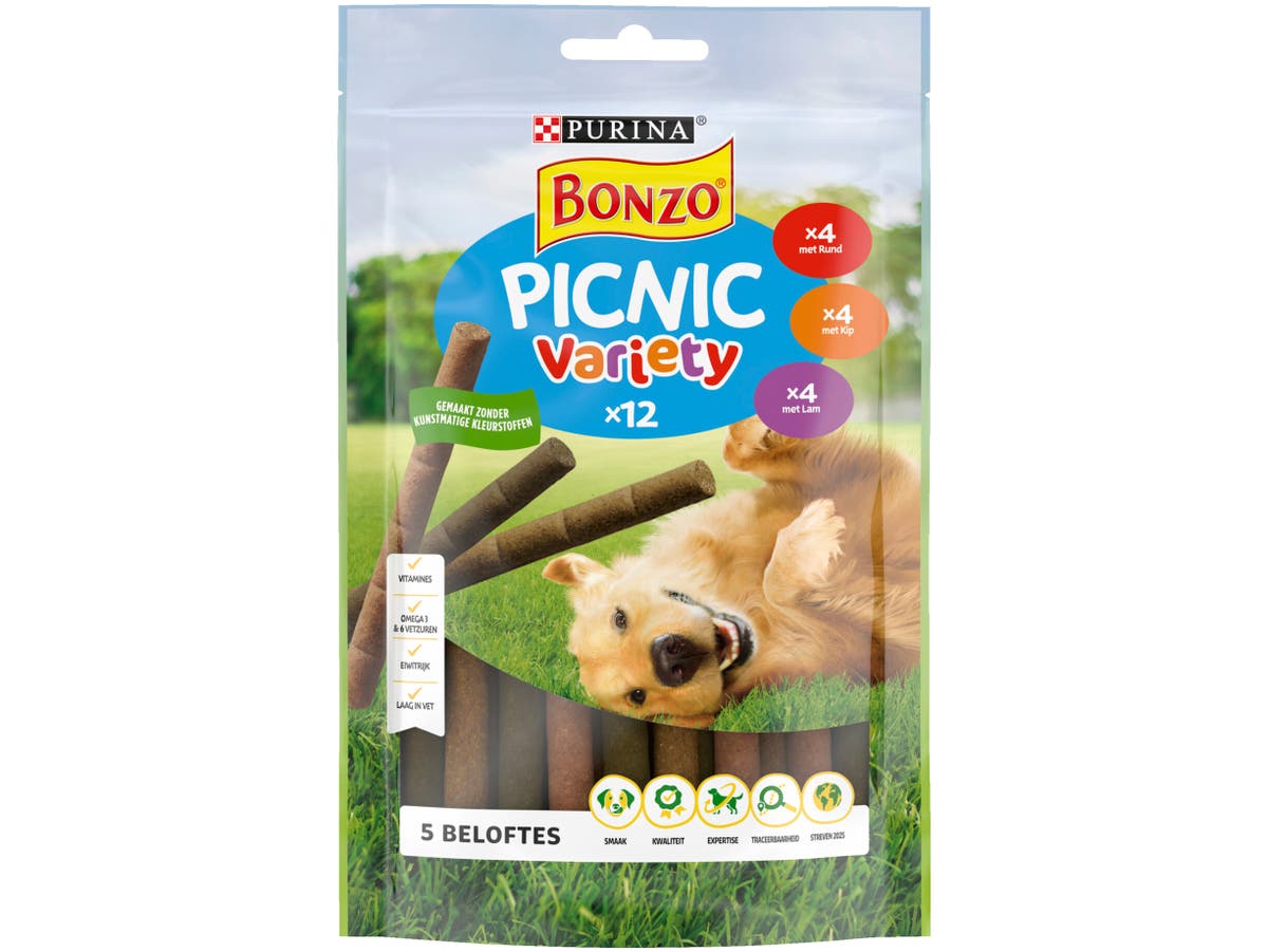 Picnic Variety hondensnacks rund & kip