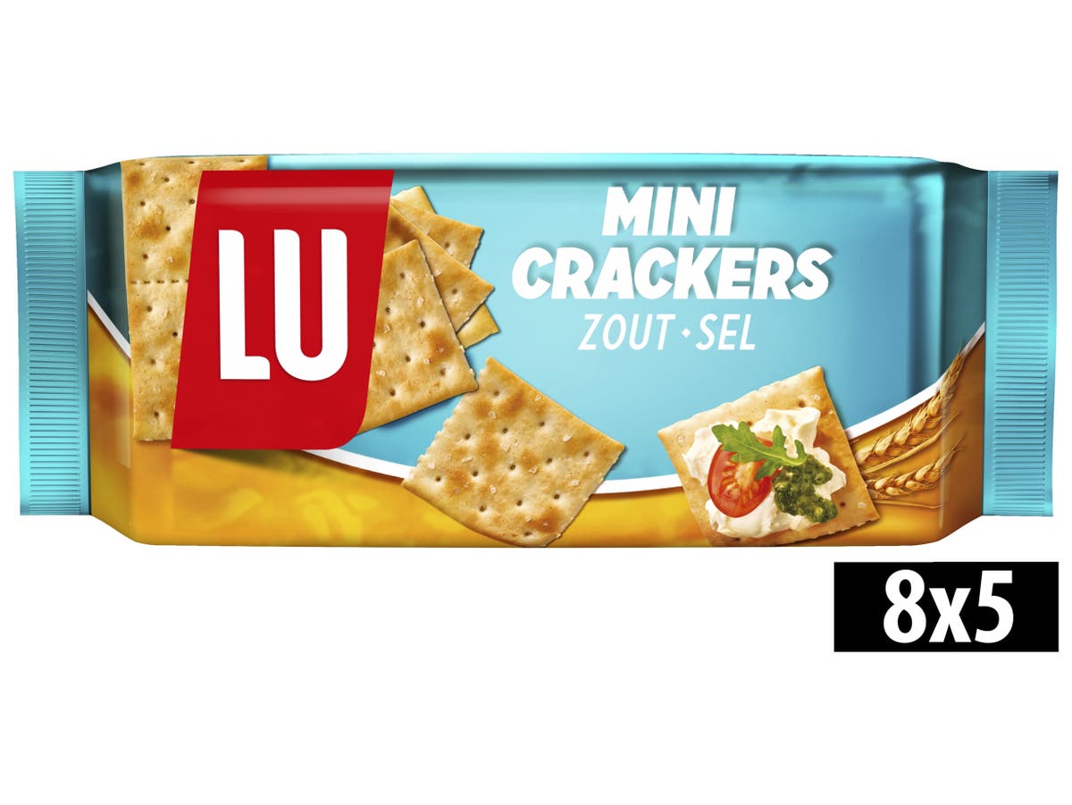 Mini crackers zout