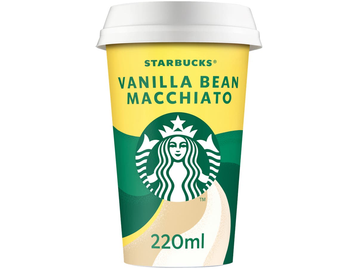 Vanilla bean macchiato Vanilla bean macchiato