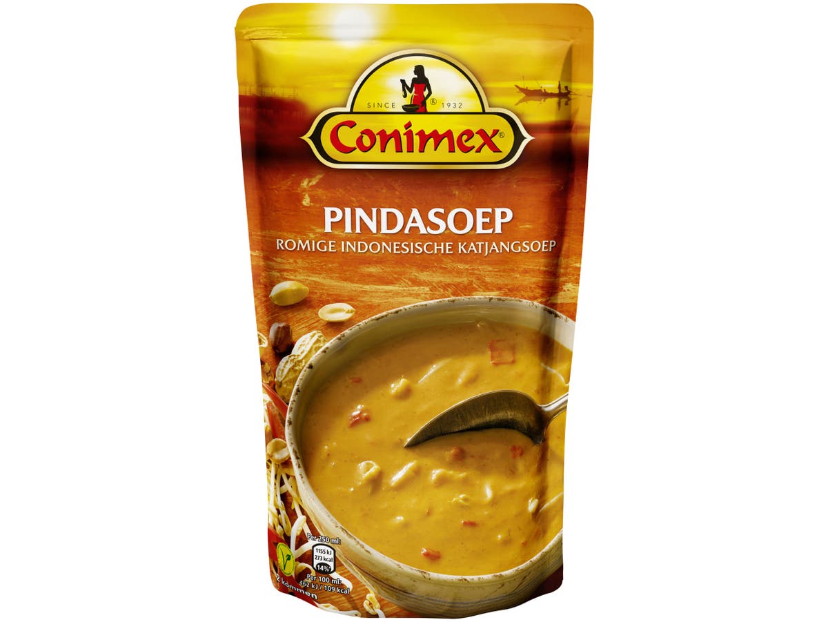 Indonesische pindasoep Indonesische pindasoep