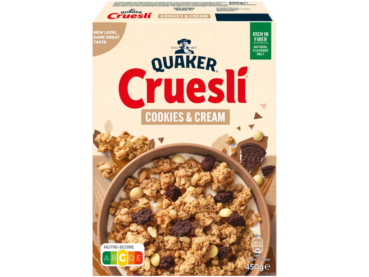 Cruesli cookies & cream Cruesli cookies & cream