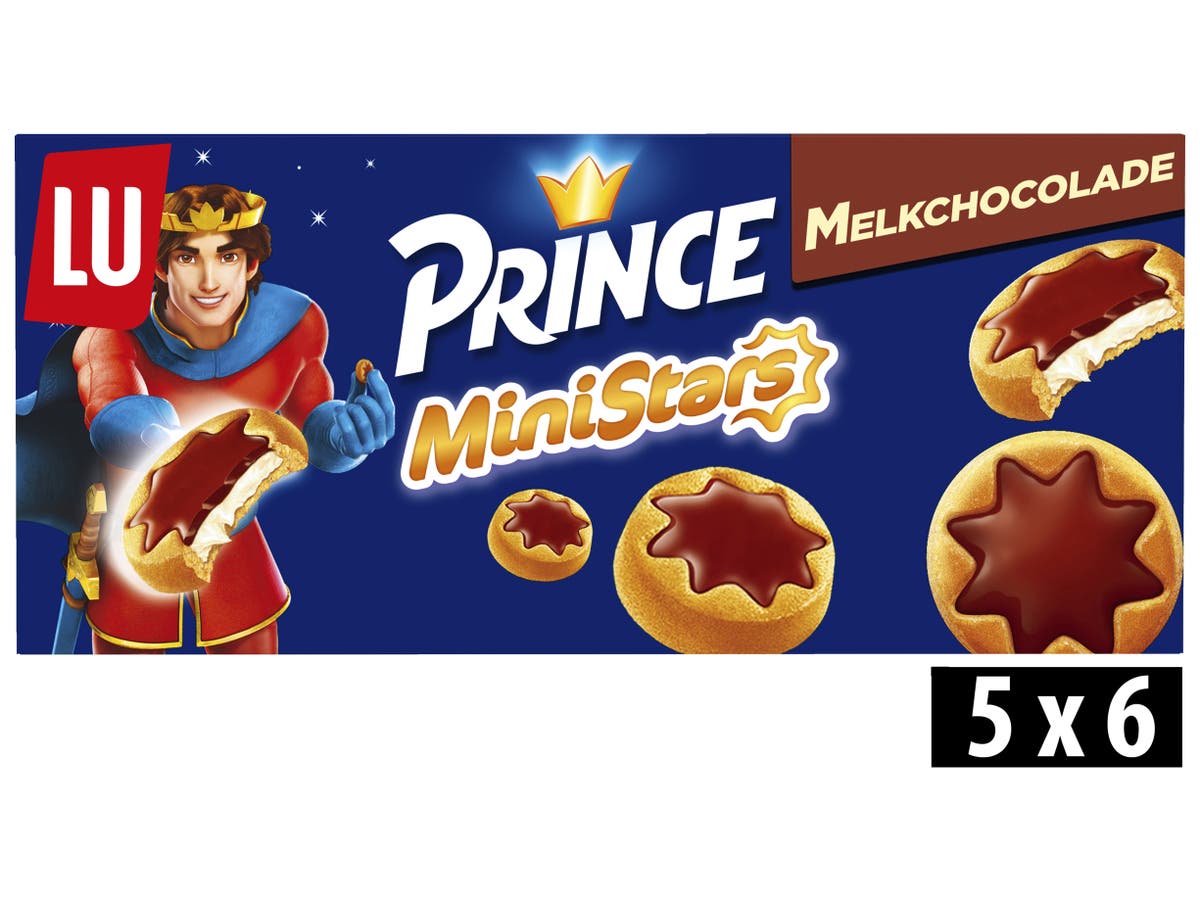 Prince MiniStars koekjes melkchocolade Prince MiniStars koekjes melkchocolade