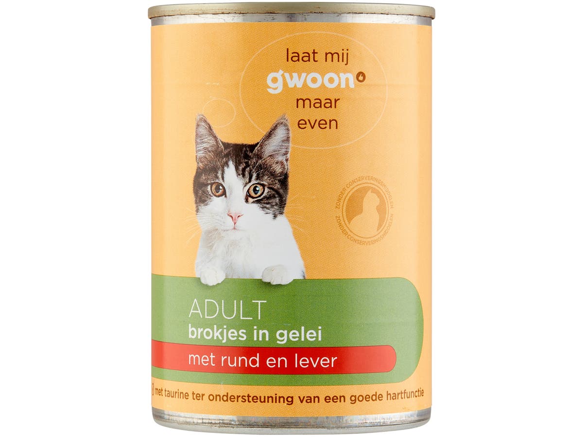 Brokjes in gelei rund & lever kat Brokjes in gelei rund & lever kat