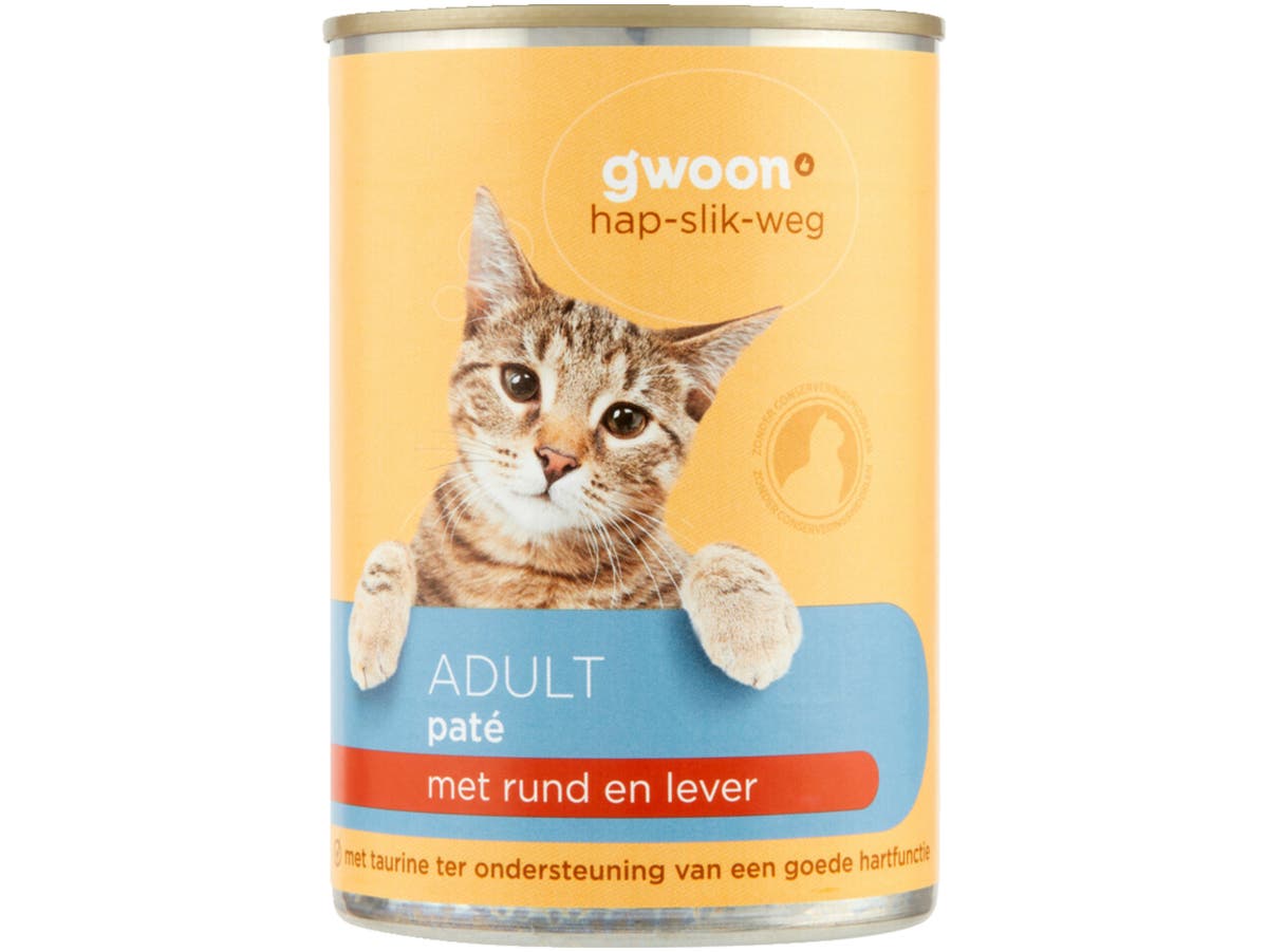 Adult pate rund en lever kat Adult pate rund en lever kat