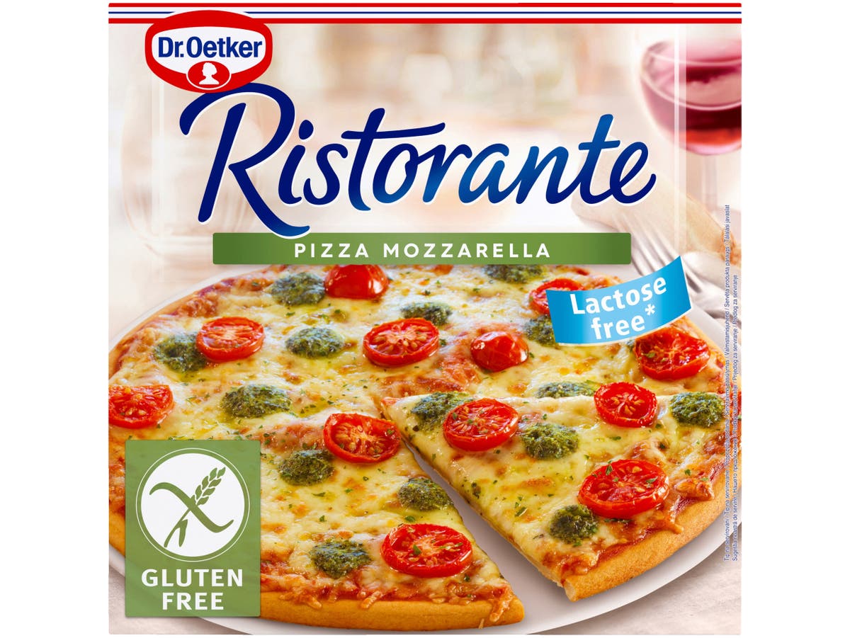 Ristorante pizza mozzarella glutenvrij