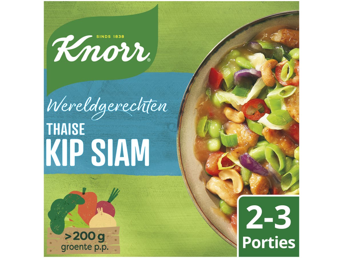 Wereldgerechten maaltijdpakket thaise kip siam
