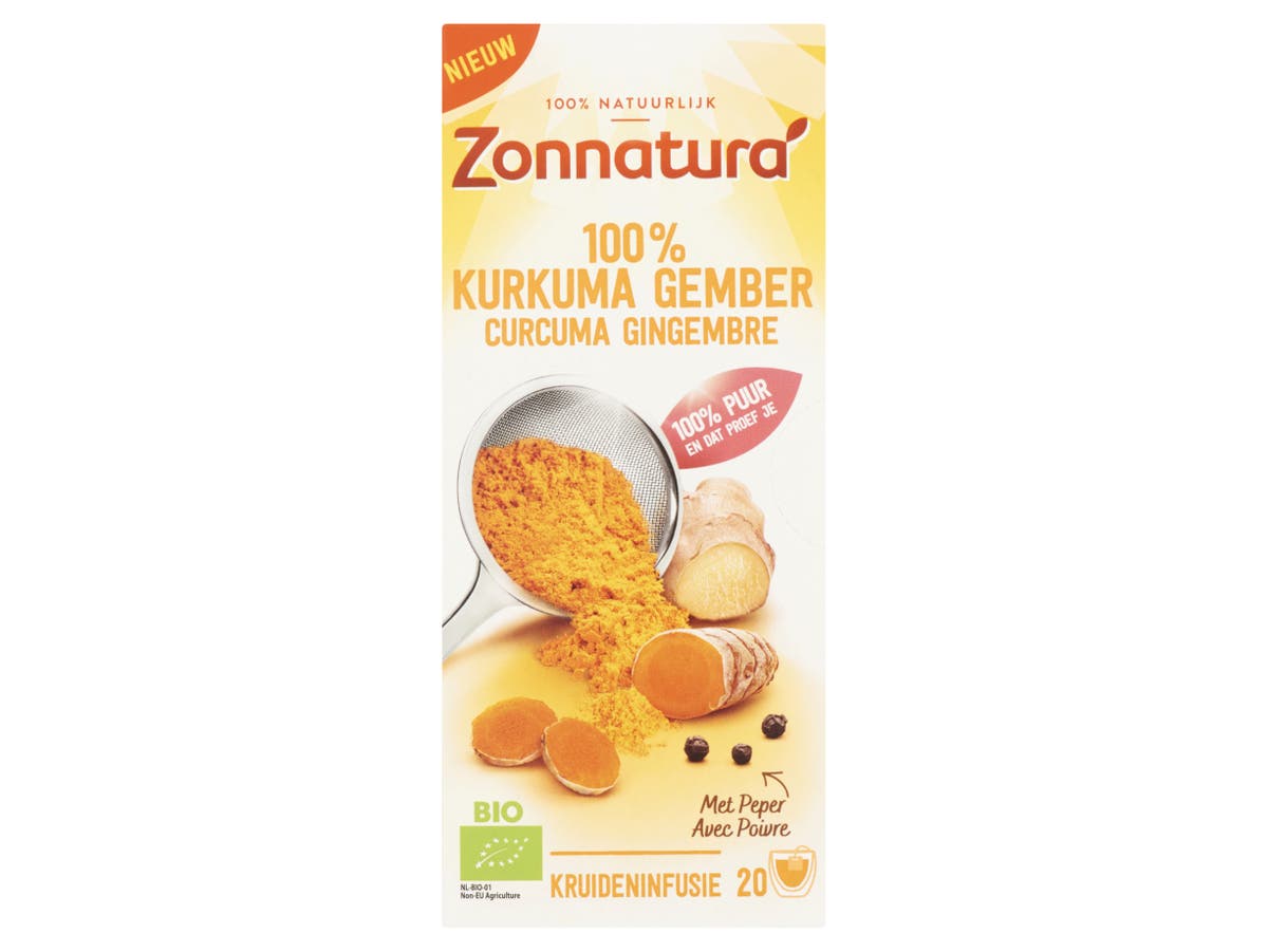 Kurkuma gember thee