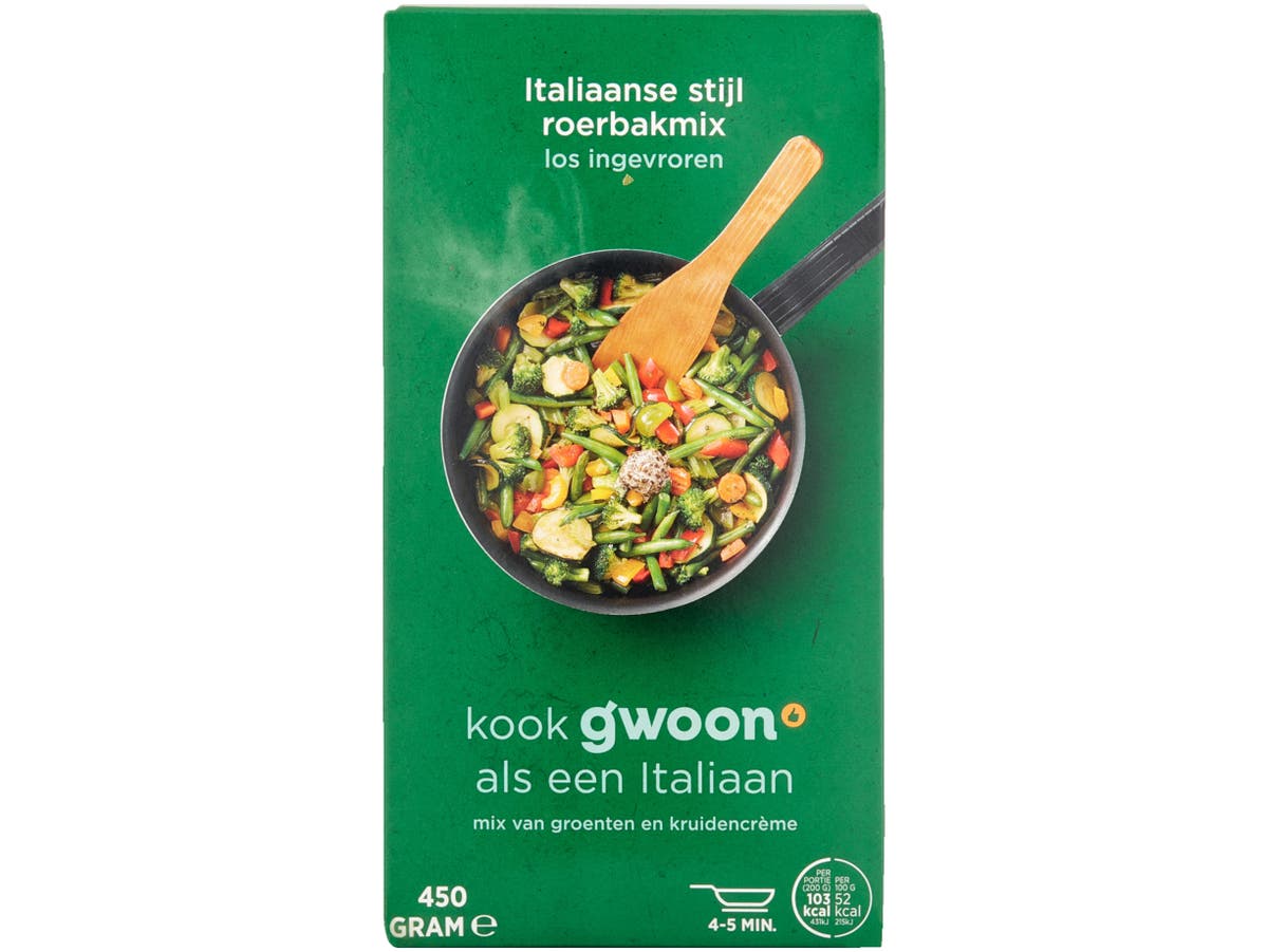 Italiaanse roerbakgroenten