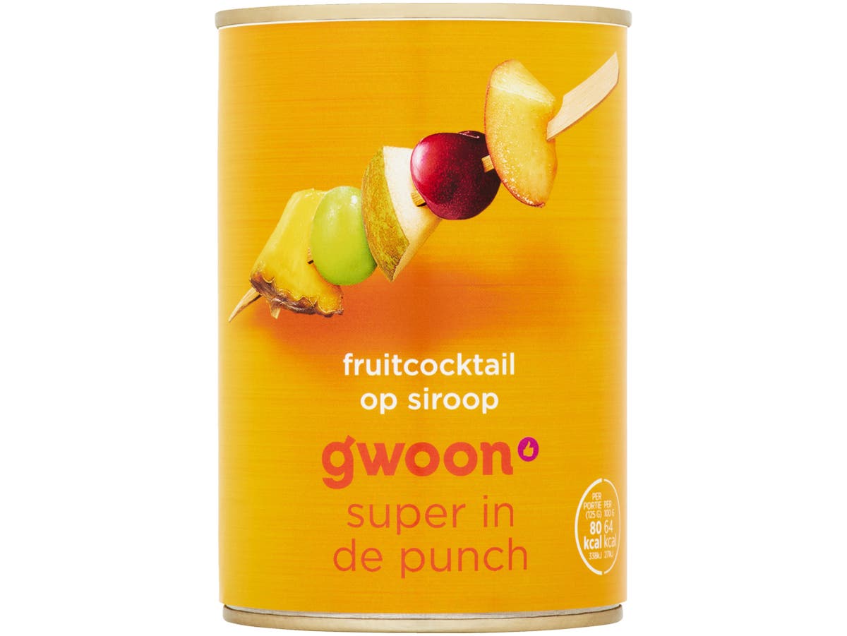 Fruitcocktail op siroop Fruitcocktail op siroop