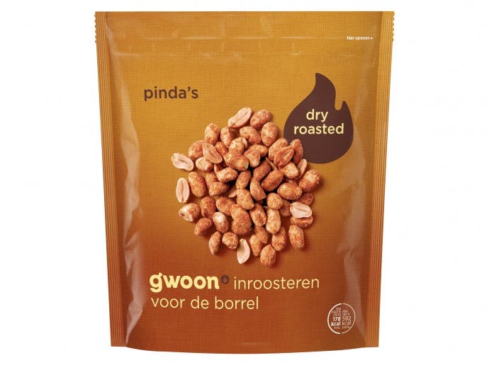 Dry roasted pinda's