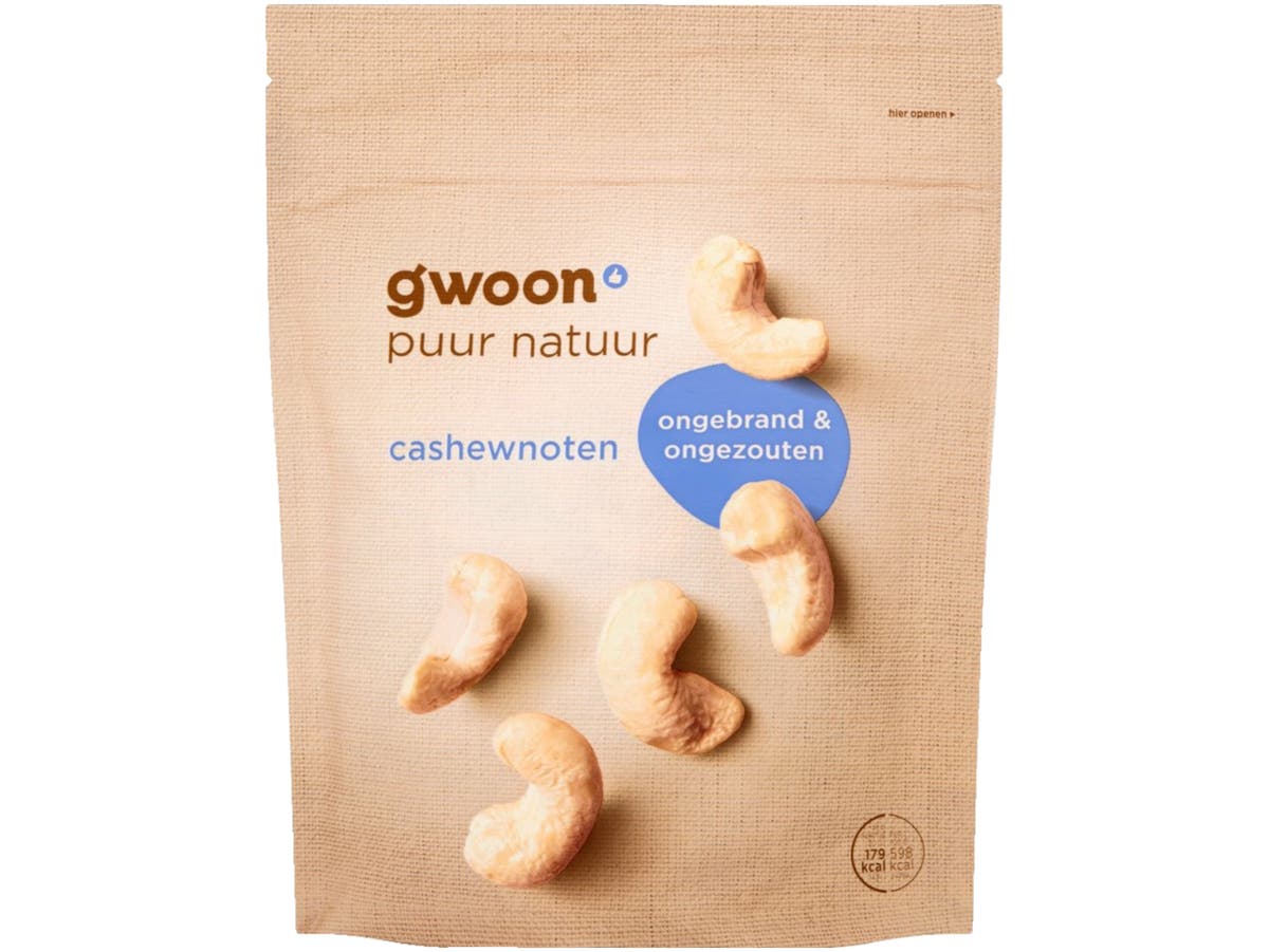 Cashewnoten ongebrand Cashewnoten ongebrand