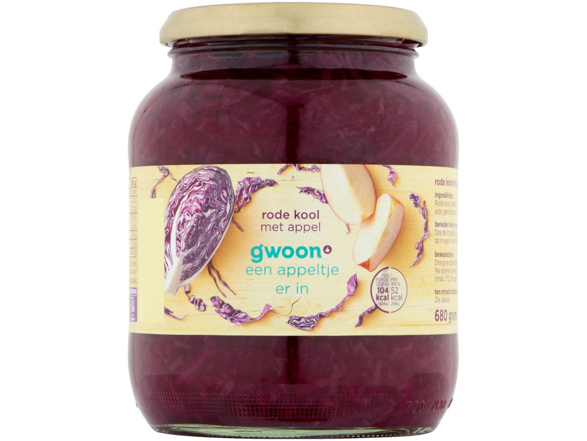 Rode kool met appel Rode kool met appel