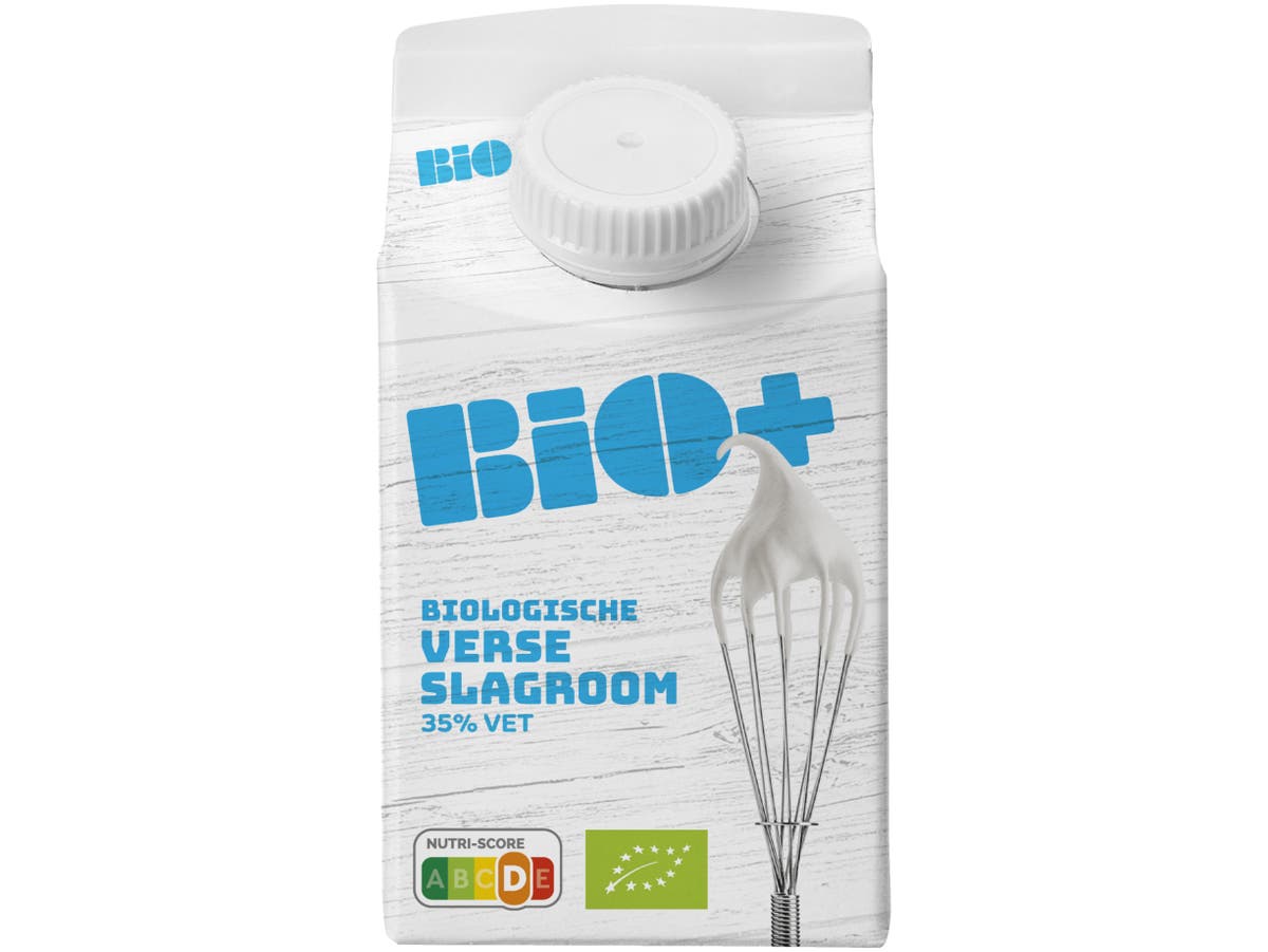 Biologische slagroom Biologische slagroom