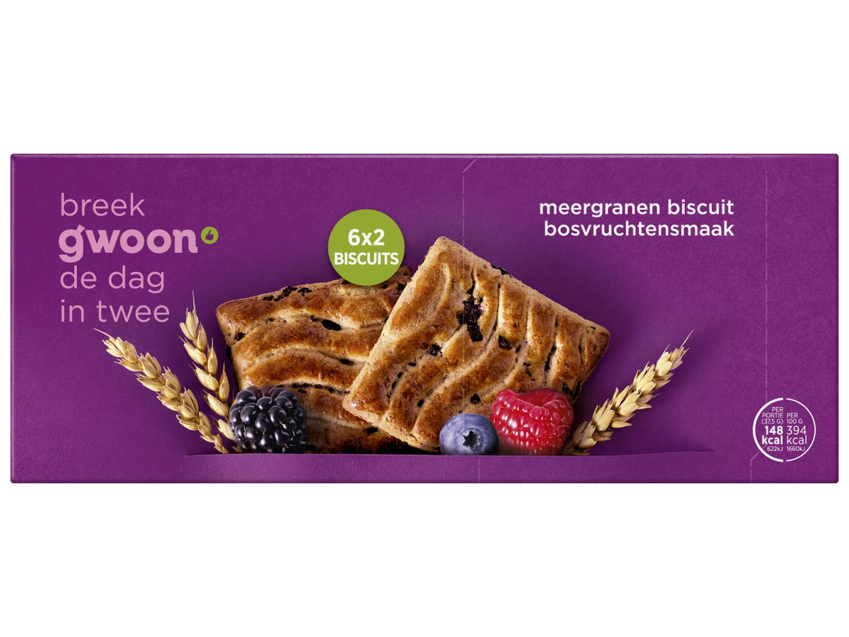 Meergranenbiscuit bosvruchten