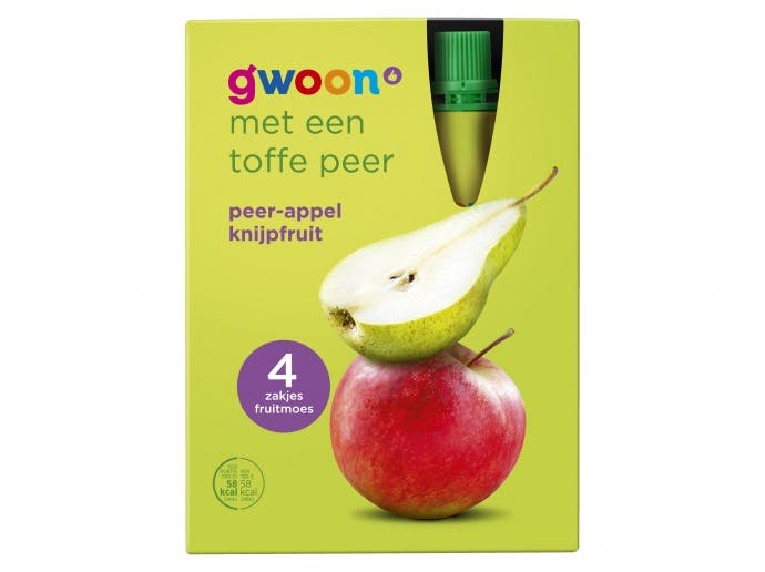 Knijpfruit appel peer Knijpfruit appel peer