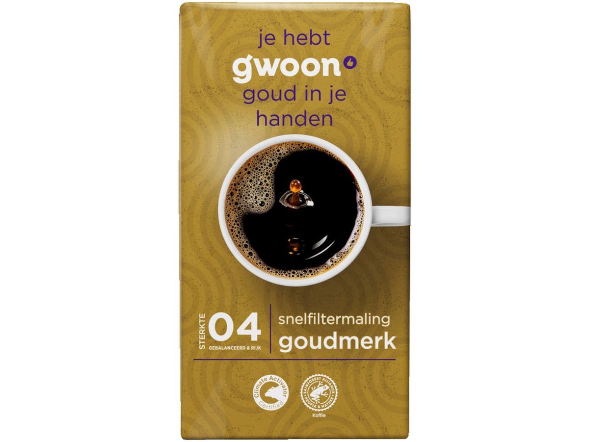 Snelfiltermaling goud