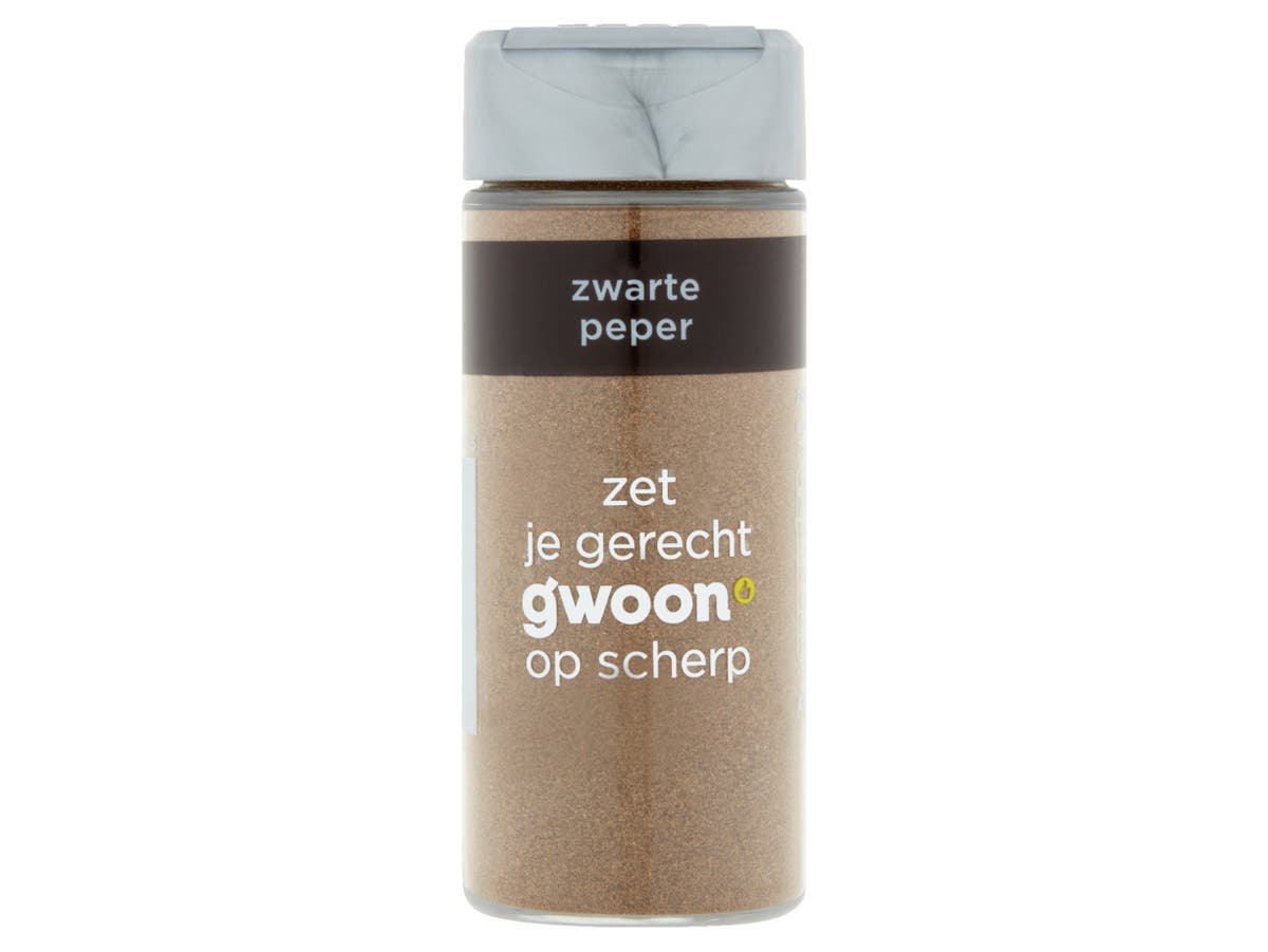 Zwarte peperpoeder