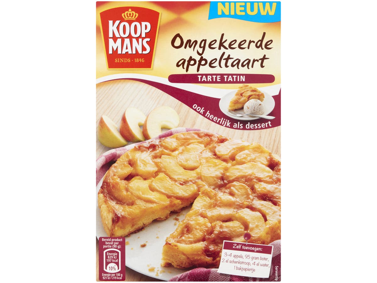 Omgekeerde appeltaart Omgekeerde appeltaart