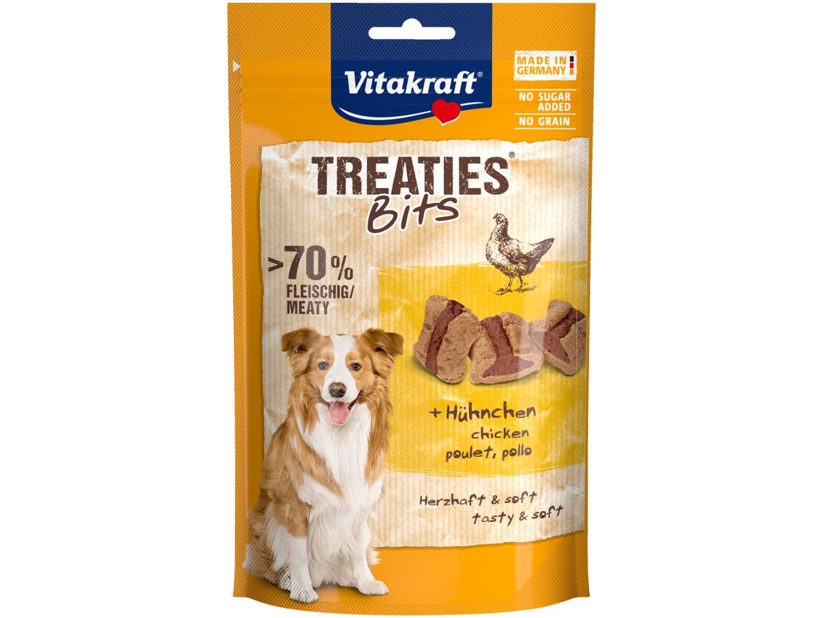 Treaties Bits met kip 'Bacon Style'