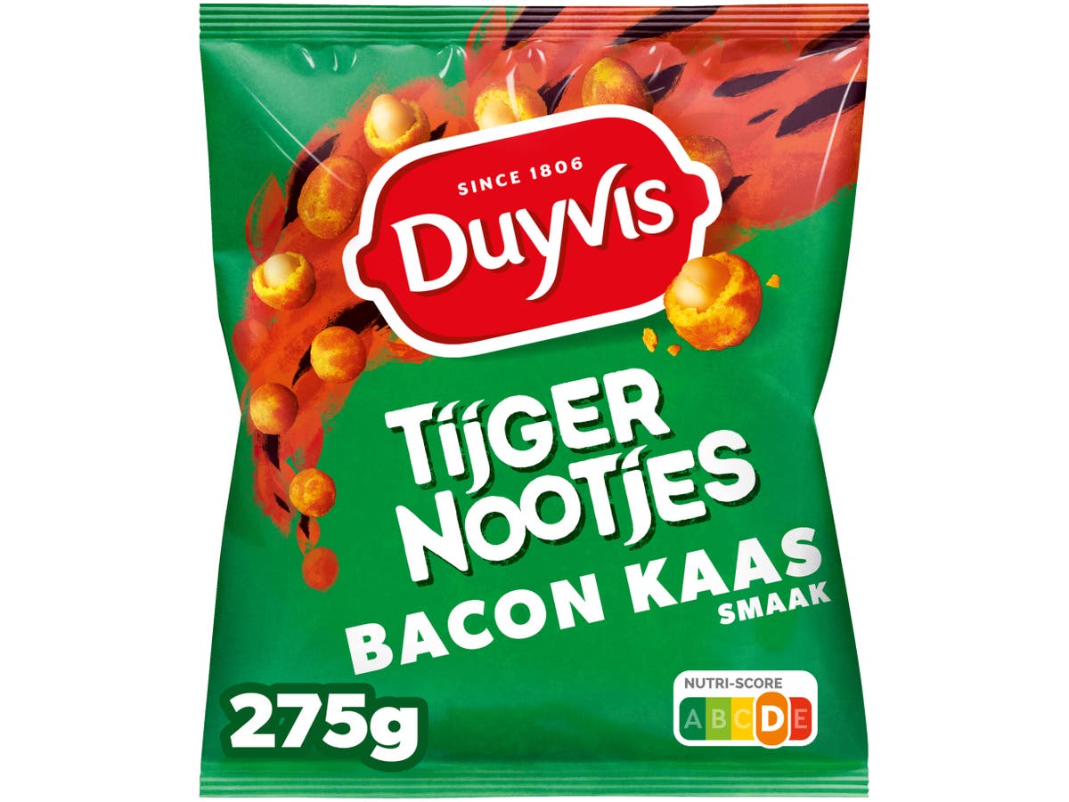 Tijgernoten bacon kaas