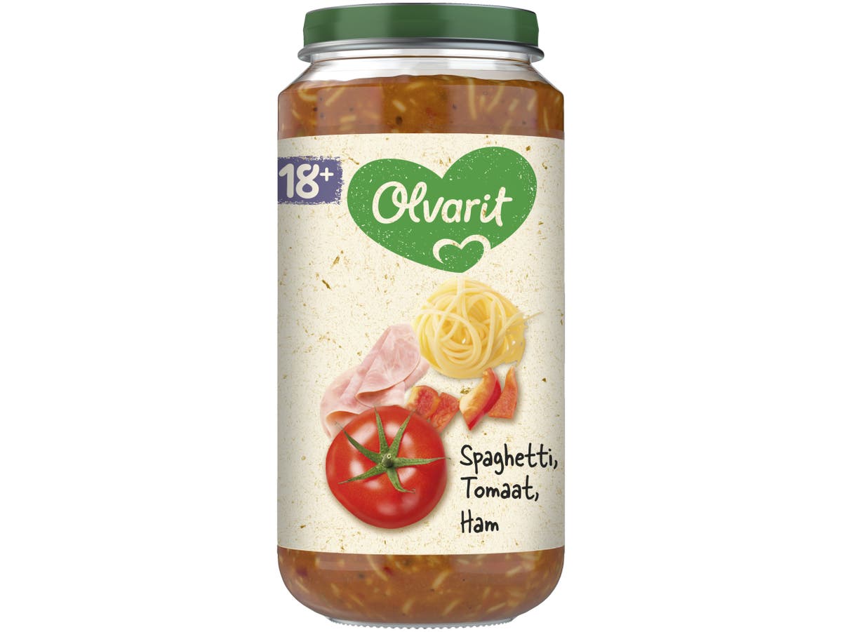 18+ Maanden Spaghetti Tomaat Ham 18+ Maanden Spaghetti Tomaat Ham