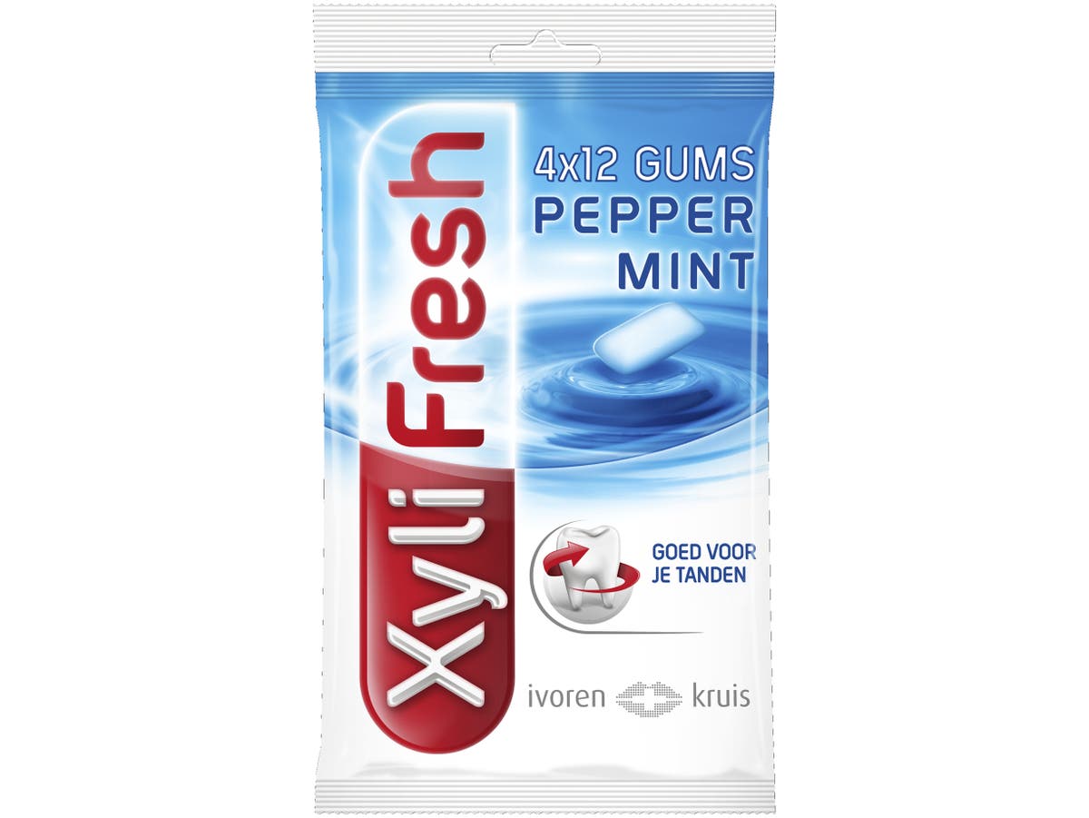 Peppermint 4-Pack Suikervrije Kauwgom Peppermint 4-Pack Suikervrije Kauwgom