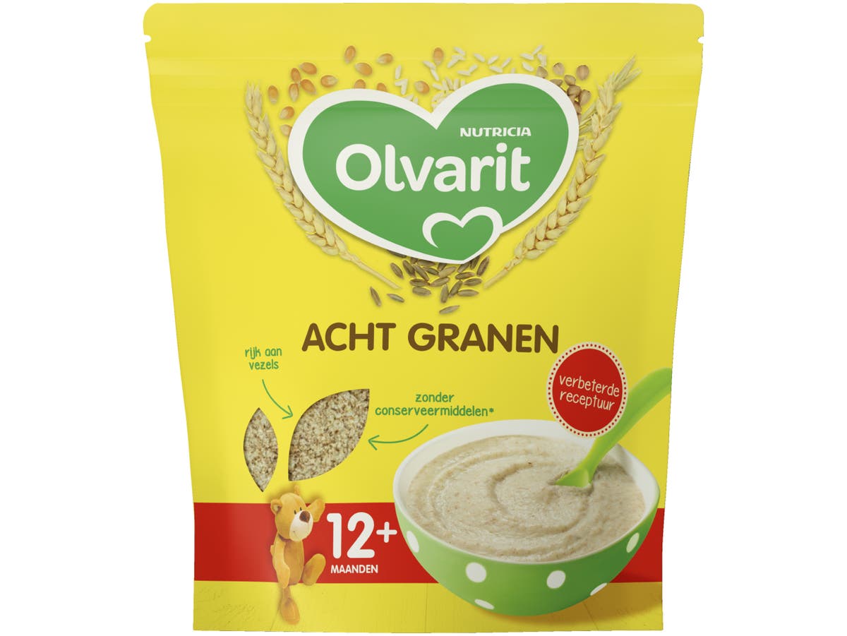 12+ Maanden Babypap Acht Granen 12+ Maanden Babypap Acht Granen